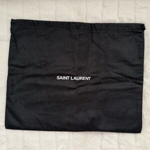 Saint Laurent Black Dust Bag 13x9.